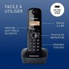 Téléphone Sans Fil Panasonic KX-TG1611FRH – DECT avec Répondeur e Téléphone Sans Fil Panasonic KX-TG1611FRH – DECT avec Répondeur e