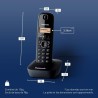 Téléphone Sans Fil Panasonic KX-TG1611FRH – DECT avec Répondeur e Téléphone Sans Fil Panasonic KX-TG1611FRH – DECT avec Répondeur e