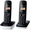 Panasonic KX-TG1612FRW | Téléphone Duo sans fil DECT sans répondeur Panasonic KX-TG1612FRW | Téléphone Duo sans fil DECT sans répondeur