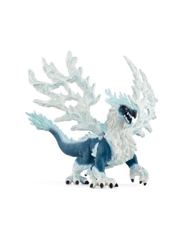 Dragon de glace, Figurine fantastique, pour enfants des 7 ans, figurine, 19 x 22 x 13 cm - schleich 70790 ELDRADOR