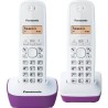 Panasonic KX-TG1612FRF | Téléphone Duo sans fil DECT sans répondeur Panasonic KX-TG1612FRF | Téléphone Duo sans fil DECT sans répondeur