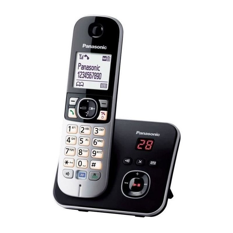 Panasonic KX-TG6821FRB | Téléphone Sans Fil DECT avec Répondeur, Ma Panasonic KX-TG6821FRB | Téléphone Sans Fil DECT avec Répondeur, Ma
