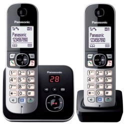 Téléphone sans fil duo PANASONIC KXTG6822 avec réduction de bruit e