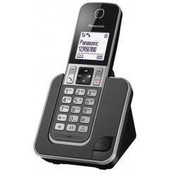 Panasonic KX-TGD310FRG Téléphone sans Fil Noir, Écran LCD, Réponde