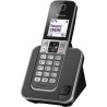 Panasonic KX-TGD310FRG Téléphone sans Fil Noir, Écran LCD, Réponde Panasonic KX-TGD310FRG Téléphone sans Fil Noir, Écran LCD, Réponde