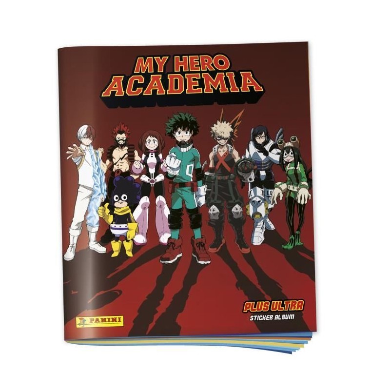 Album + porte-cartes - PANINI - My Hero Academia - 200 stickers et 50