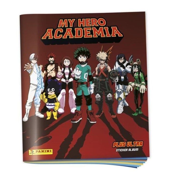 Album + porte-cartes - PANINI - My Hero Academia - 200 stickers et 50 cartes Album + porte-cartes - PANINI - My Hero Academia - 200 stickers et 50 cartes