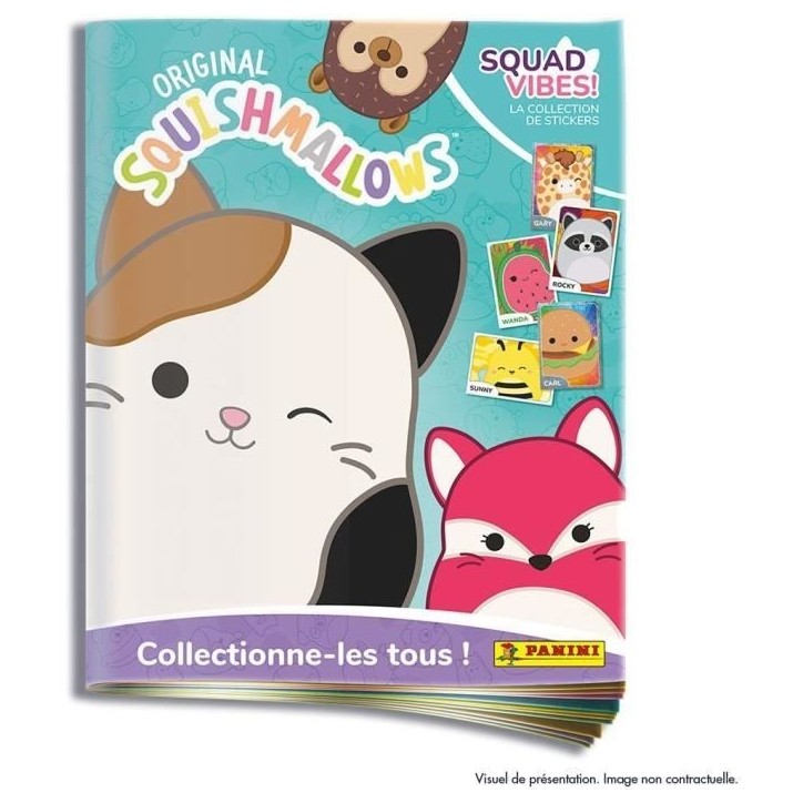 Album - PANINI - Squishmallows - 188 stickers et 40 pages Album - PANINI - Squishmallows - 188 stickers et 40 pages