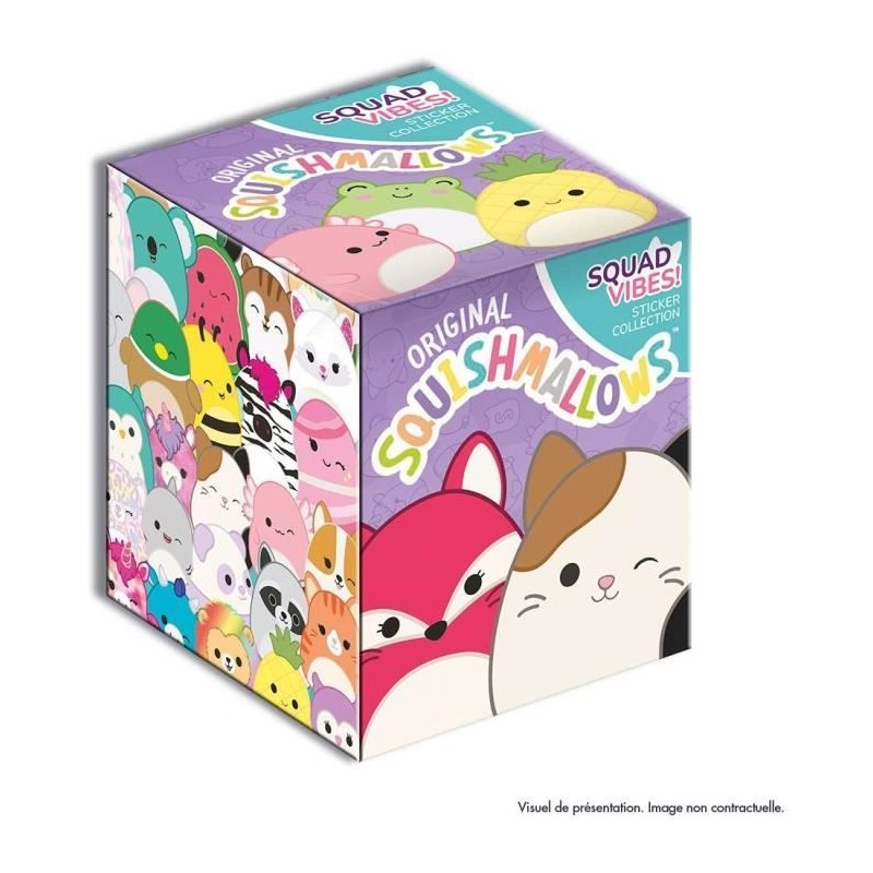 Boîte de 36 pochettes - PANINI - Squishmallows - 180 stickers Boîte de 36 pochettes - PANINI - Squishmallows - 180 stickers