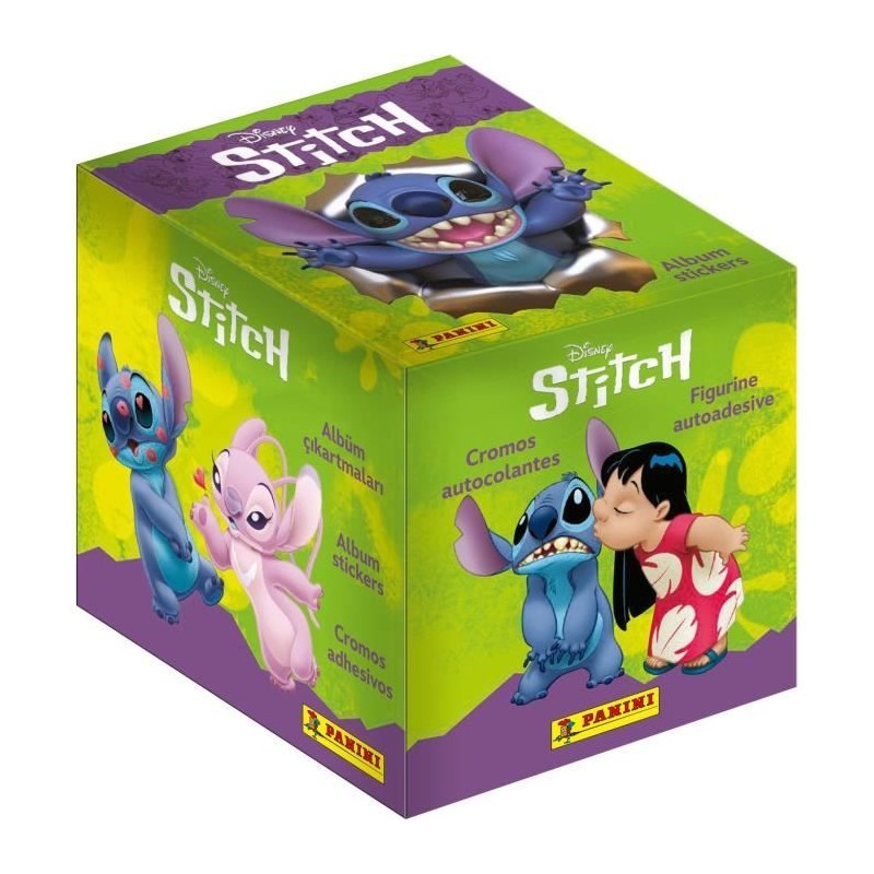 Box de 36 pochettes - PANINI - STITCH - Contient 180 stickers Box de 36 pochettes - PANINI - STITCH - Contient 180 stickers