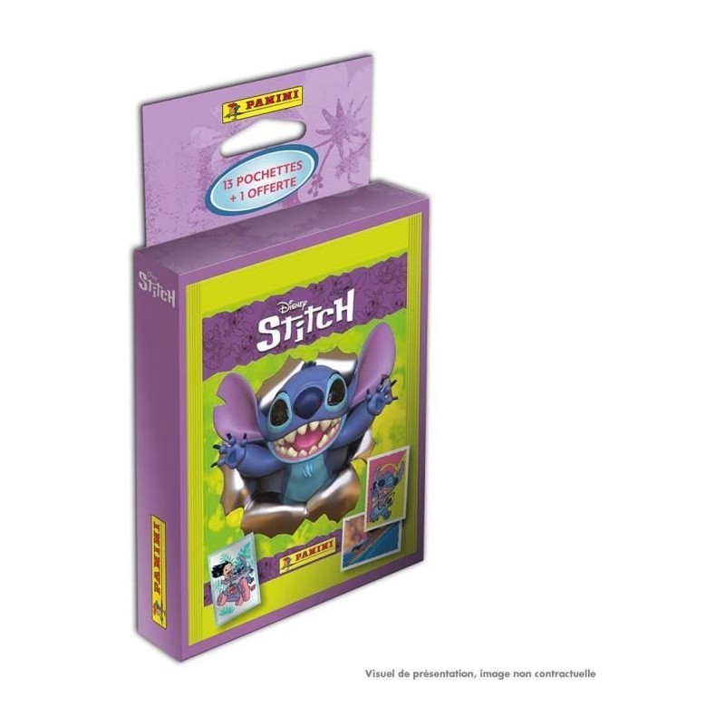 Blister de 14 pochettes - PANINI - STITCH - Contient 70 stickers Blister de 14 pochettes - PANINI - STITCH - Contient 70 stickers