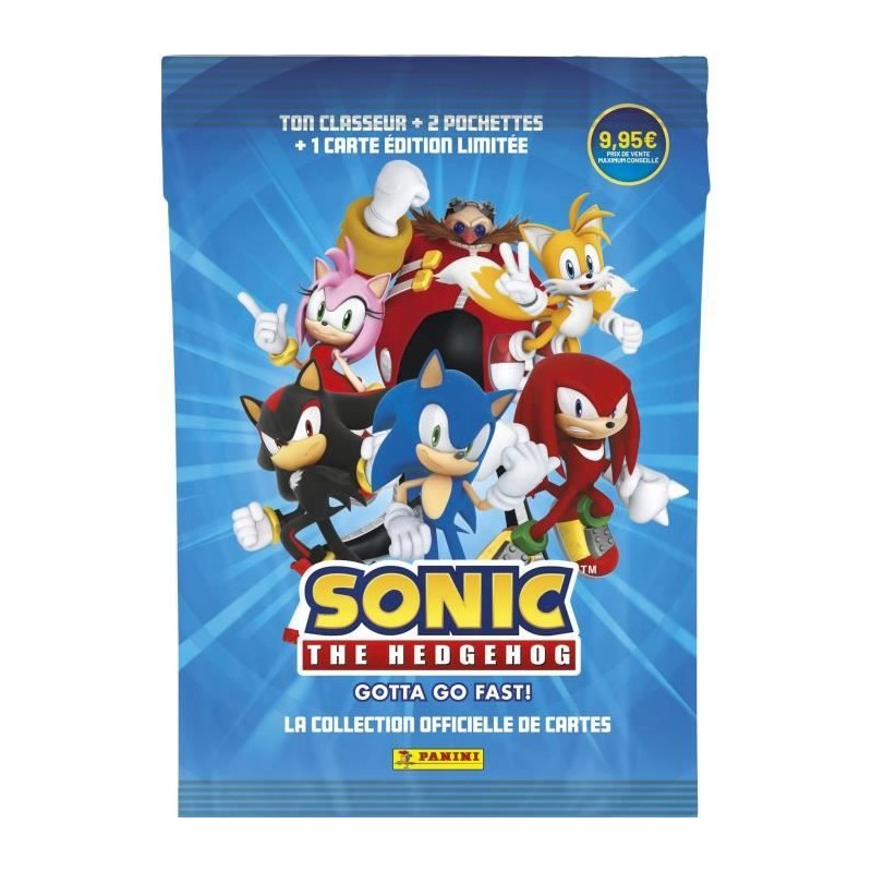 Starter Pack - PANINI - Sonic le hérisson Classic - Classeur - 2 poch Starter Pack - PANINI - Sonic le hérisson Classic - Classeur - 2 poch