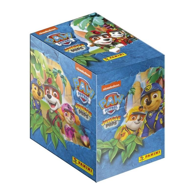 Boîte de 36 pochettes - PANINI - La Pat' Patrouille Mission Jungle - Boîte de 36 pochettes - PANINI - La Pat' Patrouille Mission Jungle -