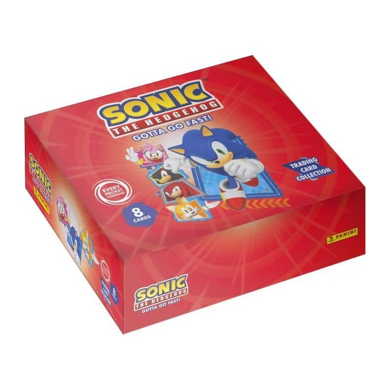 Boîte - PANINI - Sonic le hérisson Classic - 18 pochettes - 144 cart Boîte - PANINI - Sonic le hérisson Classic - 18 pochettes - 144 cart