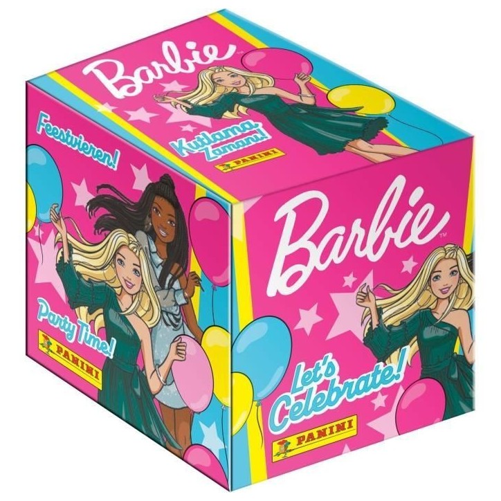 Boîte - PANINI - Barbie 65e Anniversaire - 36 pochettes - 180 stickers Boîte - PANINI - Barbie 65e Anniversaire - 36 pochettes - 180 stickers