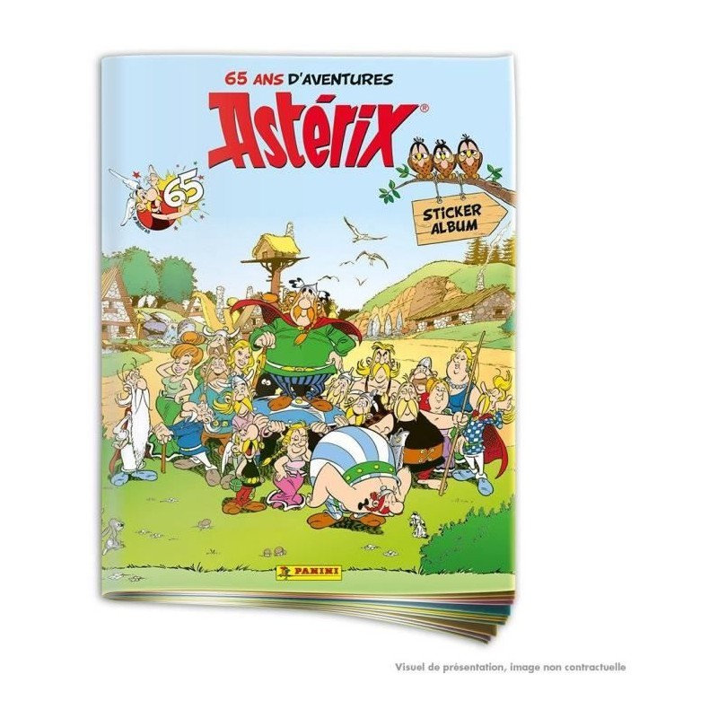 Album - PANINI - Astérix (65eme anniversaire) - 264 stickers, brillan Album - PANINI - Astérix (65eme anniversaire) - 264 stickers, brillan