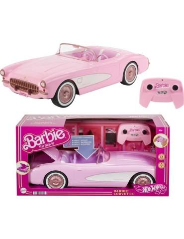 HOT WHEELS Barbie Le Film - Voiture Corvette Radiocommandée a piles HPW40