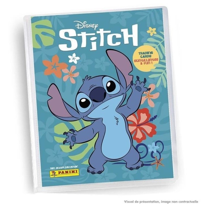Pack démarrage de collection - PANINI - STITCH TC - 1 classeur + 2 pochettes - 12 cartes + 1 carte EL