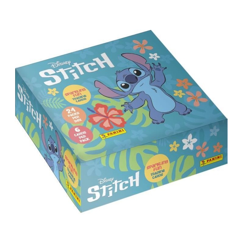 Boîte de 24 pochettes - PANINI - STITCH TC - 144 cartes Boîte de 24 pochettes - PANINI - STITCH TC - 144 cartes