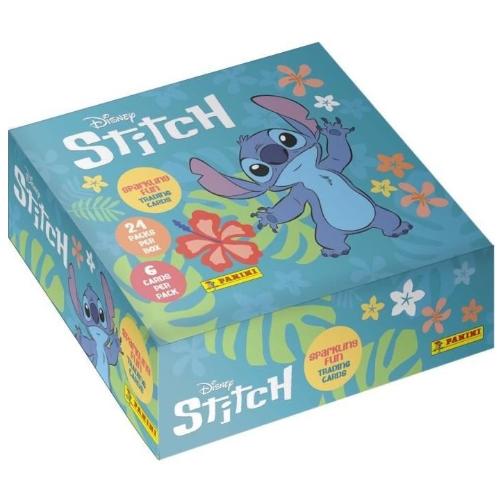 Boîte de 24 pochettes - PANINI - STITCH TC - 144 cartes Boîte de 24 pochettes - PANINI - STITCH TC - 144 cartes