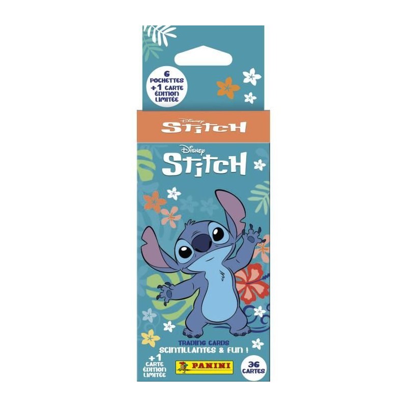 Blister de 6 pochettes + 1 carte EL - PANINI - STITCH TC - 36 cartes Blister de 6 pochettes + 1 carte EL - PANINI - STITCH TC - 36 cartes
