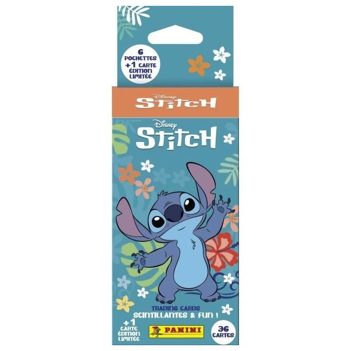 Blister de 6 pochettes + 1 carte EL - PANINI - STITCH TC - 36 cartes Blister de 6 pochettes + 1 carte EL - PANINI - STITCH TC - 36 cartes
