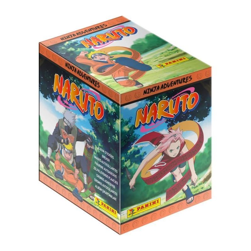 Boîte de 36 pochettes - PANINI - NARUTO - Les aventures d'un ninja - Boîte de 36 pochettes - PANINI - NARUTO - Les aventures d'un ninja -