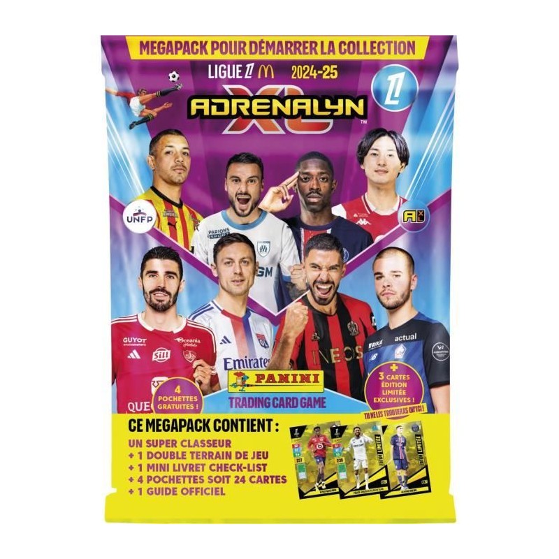 Starter pack - PANINI - Adrenalyn XL Ligue 1 McDonald's 2024-2025 - Cl Starter pack - PANINI - Adrenalyn XL Ligue 1 McDonald's 2024-2025 - Cl