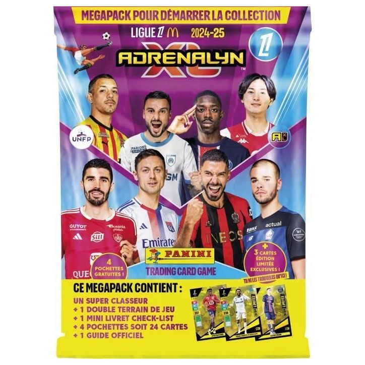 Starter pack - PANINI - Adrenalyn XL Ligue 1 McDonald's 2024-2025 - Classeur et cartes Starter pack - PANINI - Adrenalyn XL Ligue 1 McDonald's 2024-2025 - Classeur et cartes