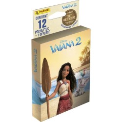 Blister - PANINI - Vaiana 2 - 12 pochettes - 1 offerte - 65 stickers