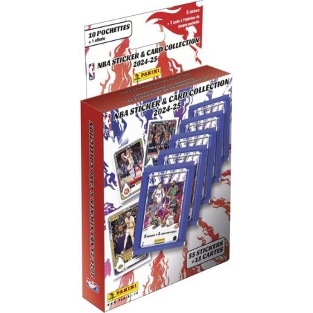 Blister - PANINI - Basket NBA US 2024/25 - 10 pochettes