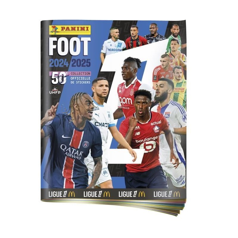 Starter Pack - PANINI - Foot Ligue 1 2024-2025 - McDonald's - Album - Starter Pack - PANINI - Foot Ligue 1 2024-2025 - McDonald's - Album -