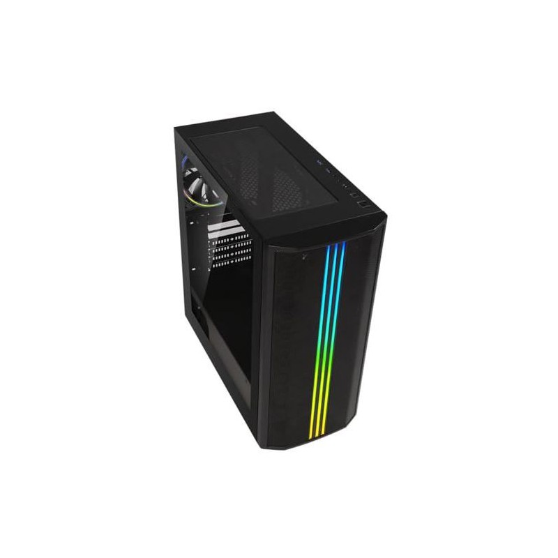 Boîtier Semitower - Bitfenix - Saber Mesh RGB - Noir - 4 baies intern Boîtier Semitower - Bitfenix - Saber Mesh RGB - Noir - 4 baies intern