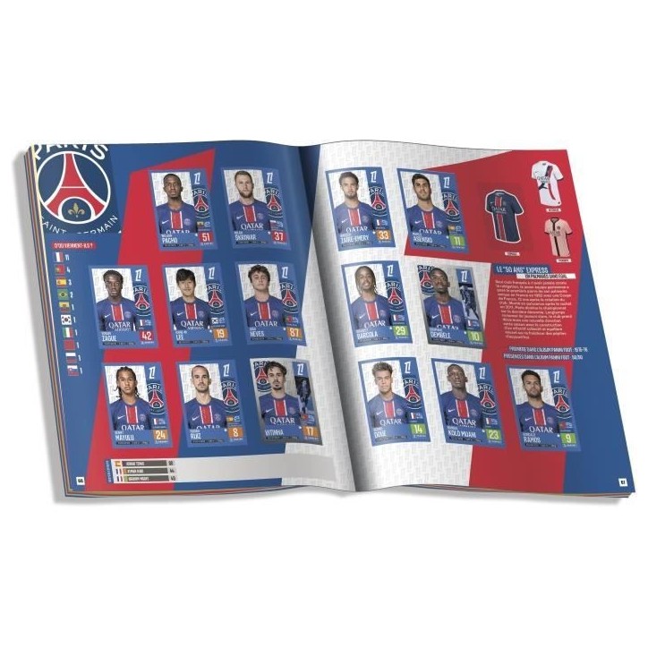 Starter Pack - PANINI - Foot Ligue 1 2024-2025 - McDonald's - Album - 2 pochettes - 1 offerte Starter Pack - PANINI - Foot Ligue 1 2024-2025 - McDonald's - Album - 2 pochettes - 1 offerte