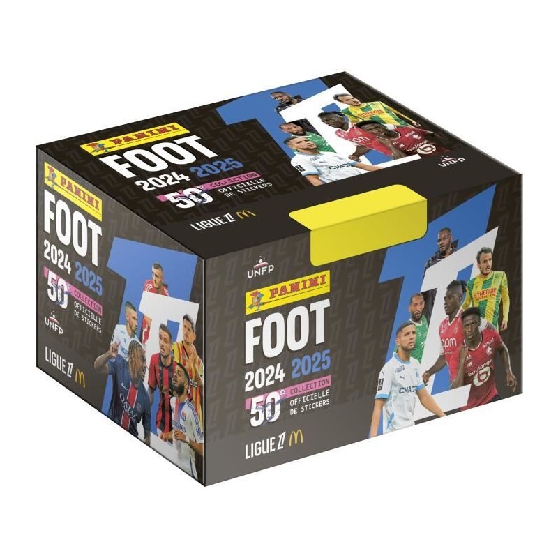 Boîte - PANINI - Foot Ligue 1 2024-2025 - McDonald's - 50 pochettes -
