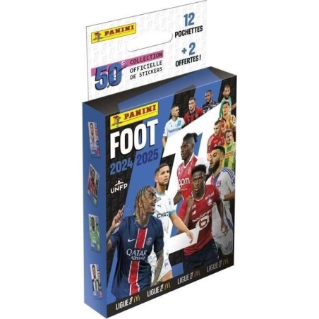 Blister - PANINI - Foot Ligue 1 2024-2025 - McDonald's - 12 pochettes