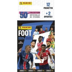 Blister - PANINI - Foot Ligue 1 2024-2025 - McDonald's - 12 pochettes
