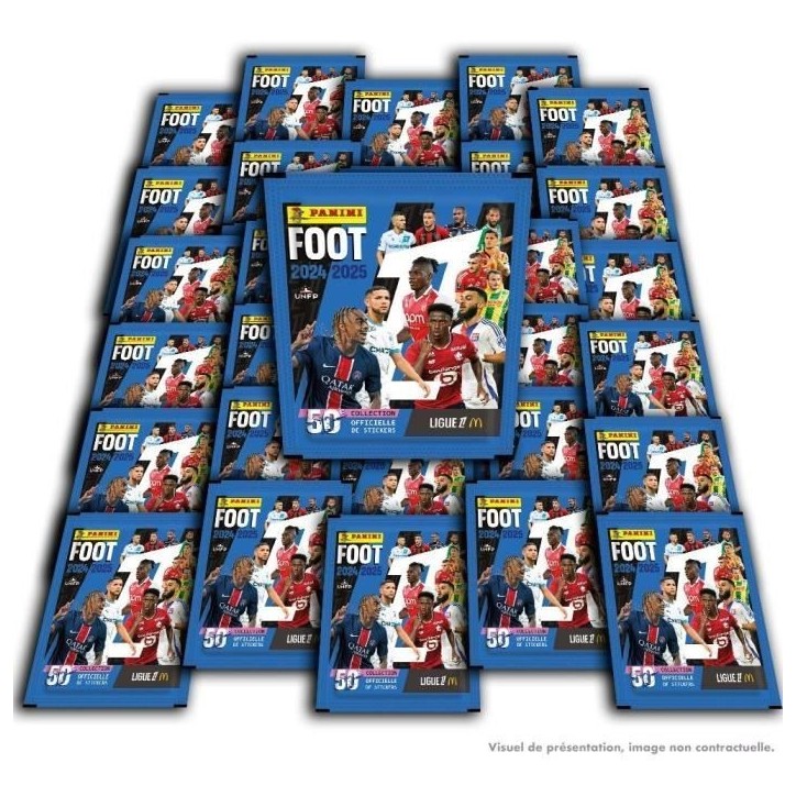 Boîte métal - PANINI - Foot Ligue 1 2024-2025 - McDonald's - 12 pochettes - 84 stickers Boîte métal - PANINI - Foot Ligue 1 2024-2025 - McDonald's - 12 pochettes - 84 stickers