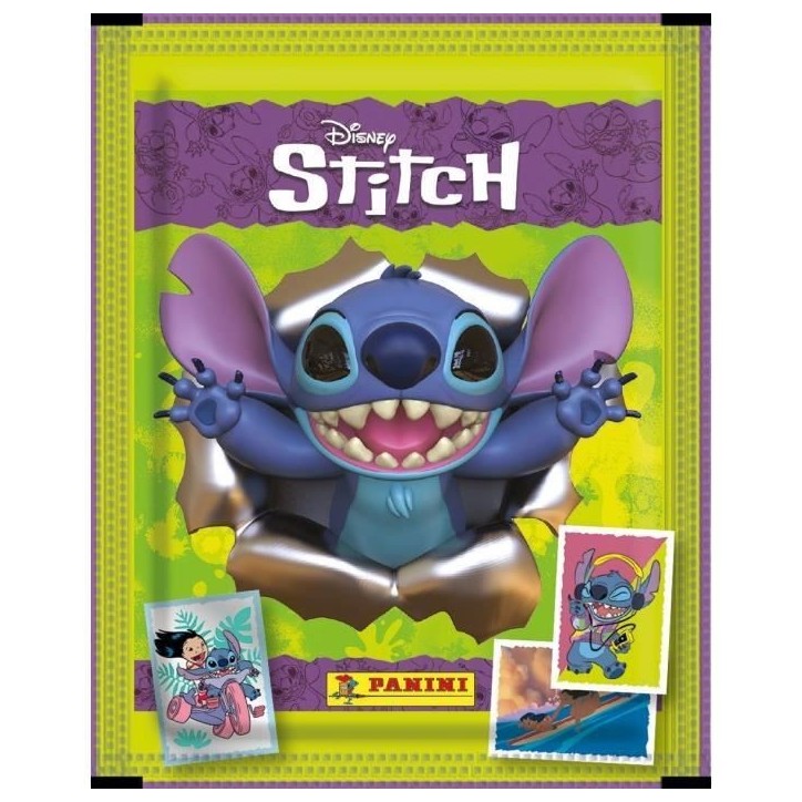 Blister - PANINI - Stitch - 11 pochettes - 55 stickers Blister - PANINI - Stitch - 11 pochettes - 55 stickers