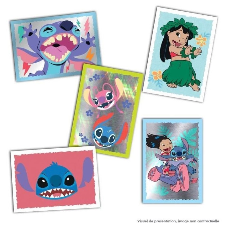 Blister - PANINI - Stitch - 11 pochettes - 55 stickers Blister - PANINI - Stitch - 11 pochettes - 55 stickers