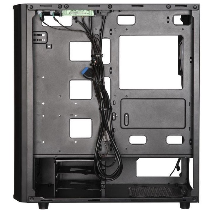 Boîtier Semitower - Bitfenix - Saber Mesh RGB - Noir - 4 baies internes - Refroidissement par air