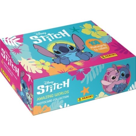 Boîte - PANINI - STITCH PHOTOCARDS - 24 pochettes - 120 cartes