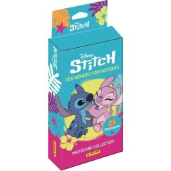 Blister - PANINI - STITCH PHOTOCARDS - 4 pochettes + 1 offerte - 25 cartes