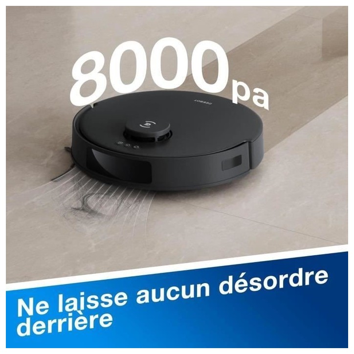 ECOVACS Aspirateur Robot DEEBOT N20 Pro Plus, Robot Aspirateur Laveur 8000Pa avec vidange Automatique poussire, Batterie 300 Min ECOVACS Aspirateur Robot DEEBOT N20 Pro Plus, Robot Aspirateur Laveur 8000Pa avec vidange Automatique poussire, Batterie 300 Min