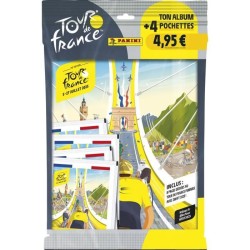 Pack de démarrage - PANINI - TOUR DE FRANCE 2025 - Album + 4 pochette