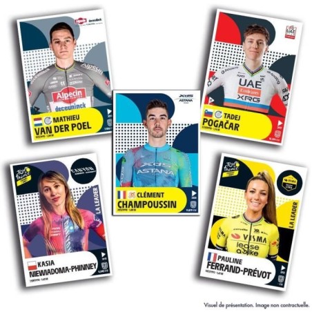 Blister - PANINI - TOUR DE FRANCE 2025 - 10 pochettes + 1 offerte - 55 stickers