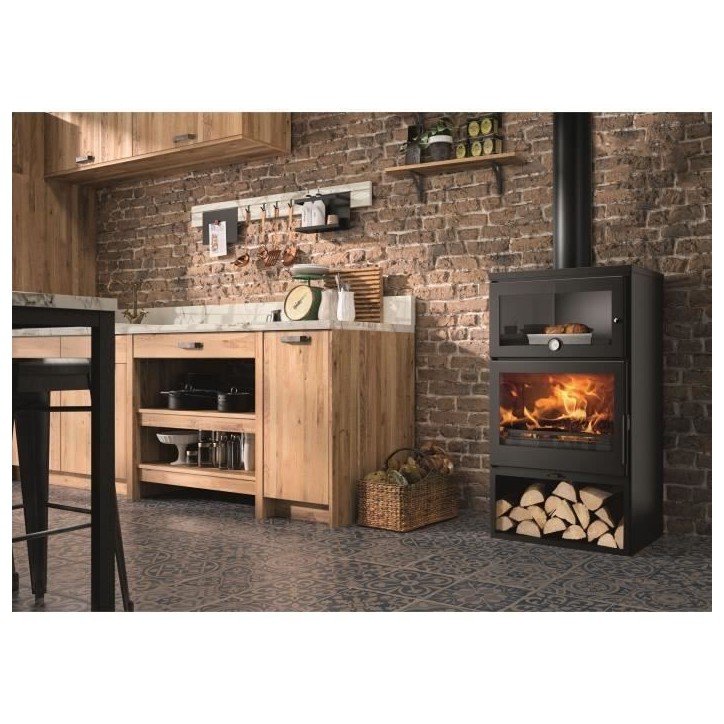 Poele a bois - PANADERO - Zamora Ecodesign - 7,1 kw - Bûches 50 cm Poele a bois - PANADERO - Zamora Ecodesign - 7,1 kw - Bûches 50 cm