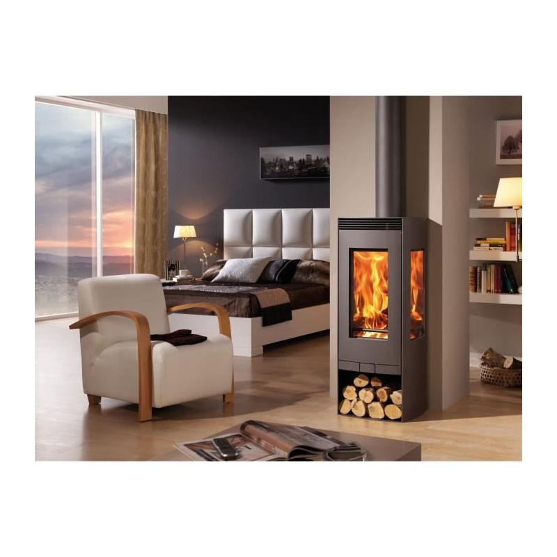 Poele a bois - PANADERO - Alba Ecodesign - 9,5 kw - Bûches 50 cm Poele a bois - PANADERO - Alba Ecodesign - 9,5 kw - Bûches 50 cm
