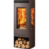 Poele a bois - PANADERO - Alba Ecodesign - 9,5 kw - Bûches 50 cm