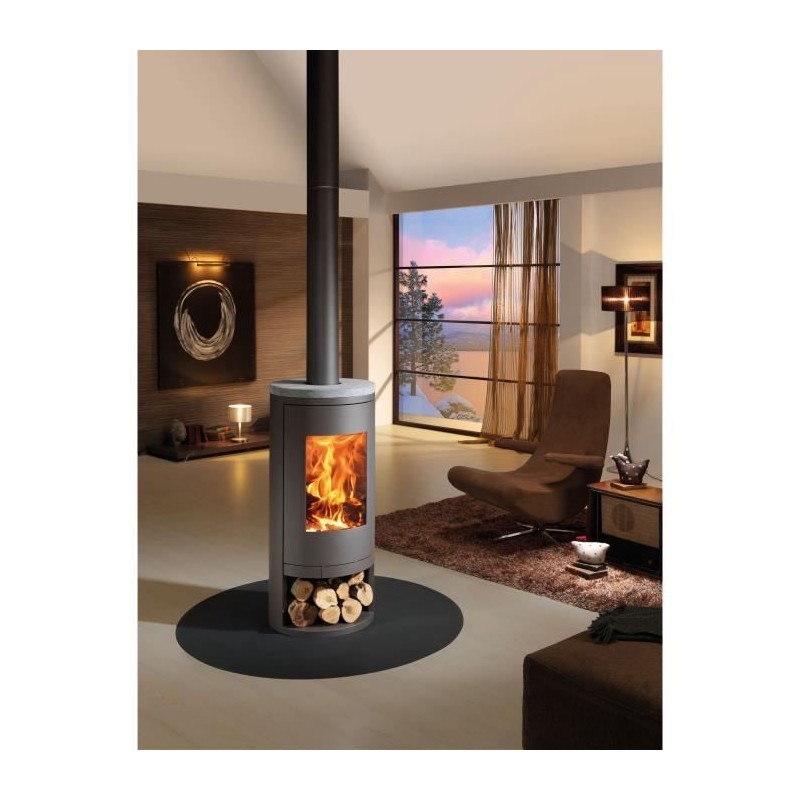 Poele a bois - PANADERO - Sydney Ecodesign - 7,4 kw - Bûches 50 cm Poele a bois - PANADERO - Sydney Ecodesign - 7,4 kw - Bûches 50 cm